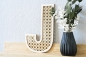 Preview: Buchstabe rattan